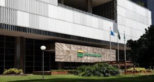 Prédio sede da Petrobras (foto de Wang Tiancong, Xinhua)