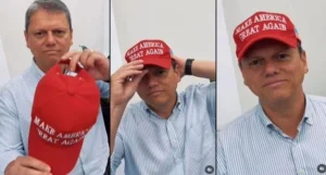 Tarcísio comemora posse de Trump nas redes sociais. Créditos: Reprodução de vídeo / Instagram
