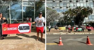 Protestos em repúdio ao seminário ocorreram antes e durante o evento em Brasília