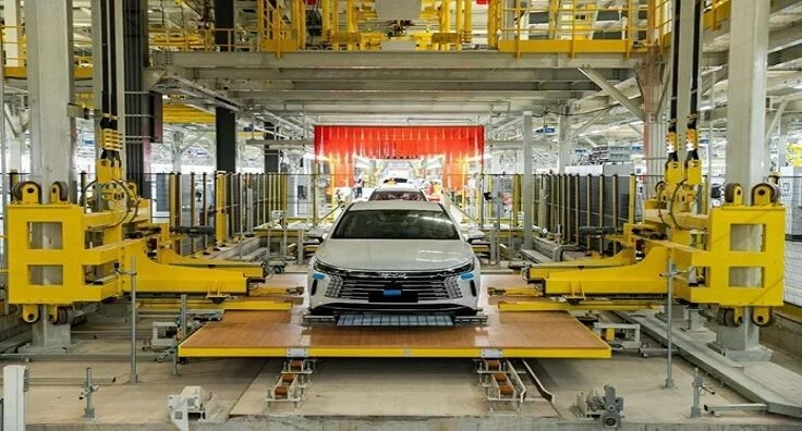 Fábrica da BYD na Bahia (foto divulgação)