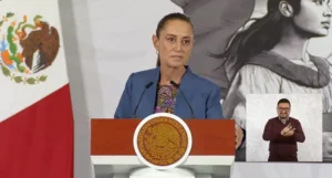 Sheinbaum está no governo do México há mais de um ano e sete meses Claudia Sheinbaum/ youtube