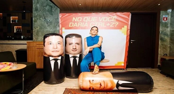 Daniela, que é ex-chefe de políticas publicas do WhatsApp no Brasil, fala em retomar a internet - (crédito: Rebeca Figueiredo)