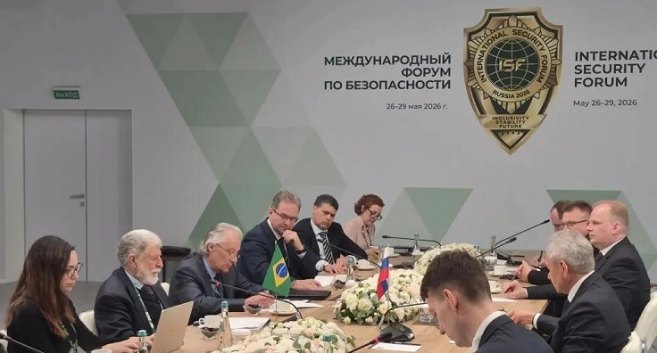 Celso Amorim se reúne com secretário do Conselho de Segurança da Rússia, Sergei Shoigu Serguei Monin / Brasil de Fato